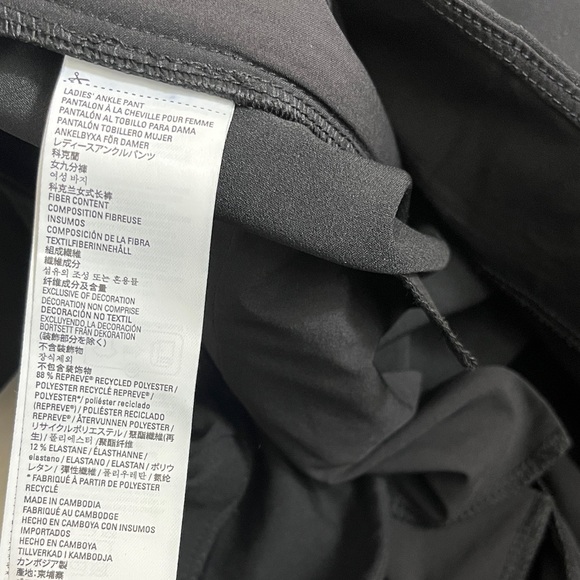 NWT Kirkland Signature Black Ankle Dress Pants - Picture 8 of 12